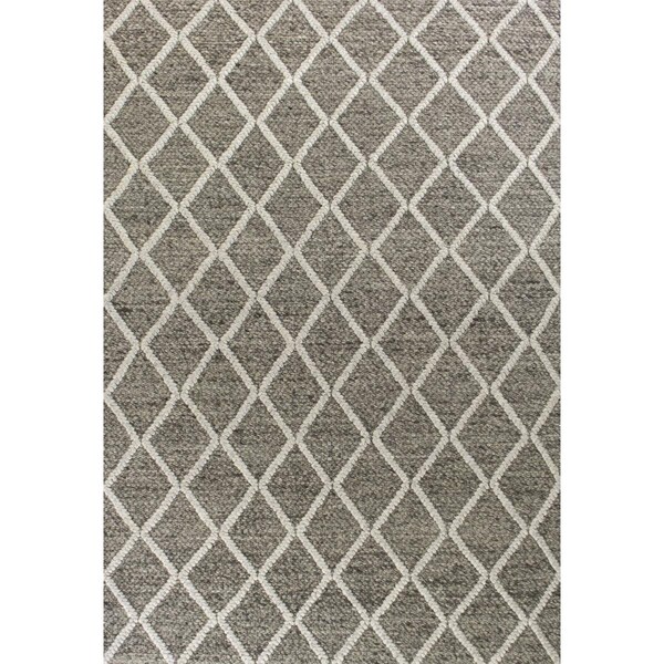 Palacedesigns 3 ft. 3 in. x 5 ft. 3 in. Wool Dark Grey Area Rug - Dark Grey - 3 ft. 3 in. x 5 ft. 3 in. PA3657263 - main